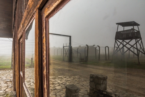Cracovie : visite guidée d'Auschwitz-Birkenau et film sur l'HolocausteVisite en espagnol avec prise en charge et retour