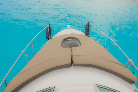 Private Yacht: A walk through the turquoise waters or watch the sunset