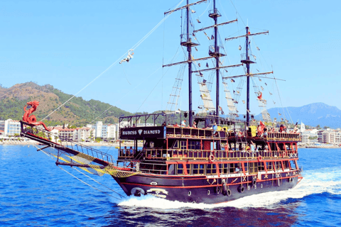 Marmaris : Excursion en bateau pirate Big Boss Diamond