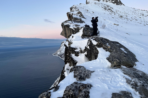 Tromsø: Snowshoe Hike on Senja to Hesten with Views of Segla From Tromsø: Snowshoe Hike to Hesten