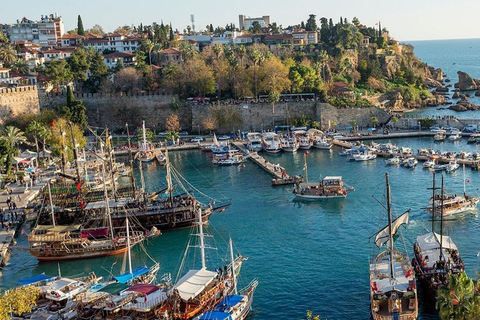 Antalya Old City Harbor Boat & Local Fish Bread Experience