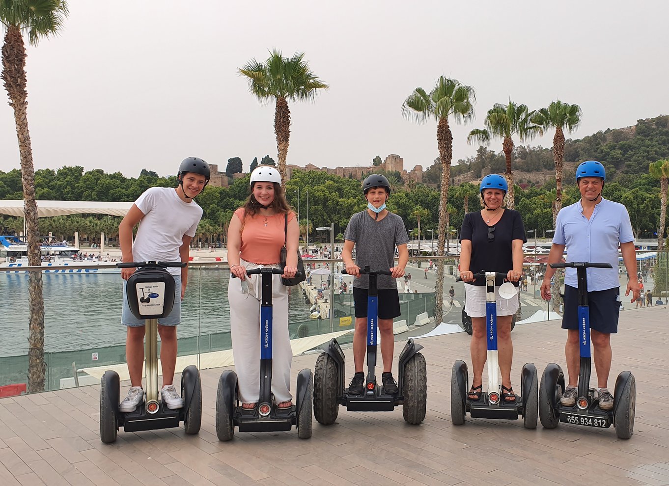 Malaga: Segway-tur til Gibralfaro-slottet, tyrefægterarenaen og havnen