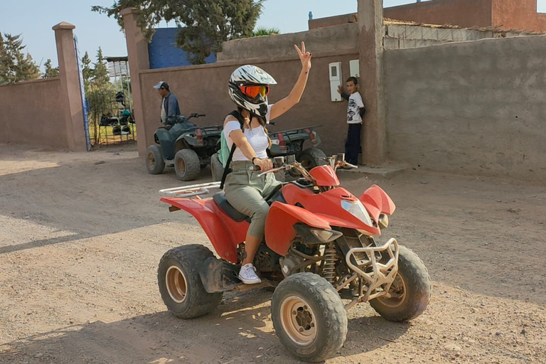 Marrakech : Palmeraie Quad Bike & Spa Traditionnel Marocain