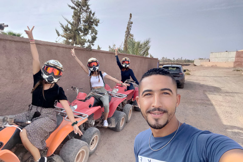 Marrakech : Palmeraie Quad Bike & Spa Traditionnel Marocain