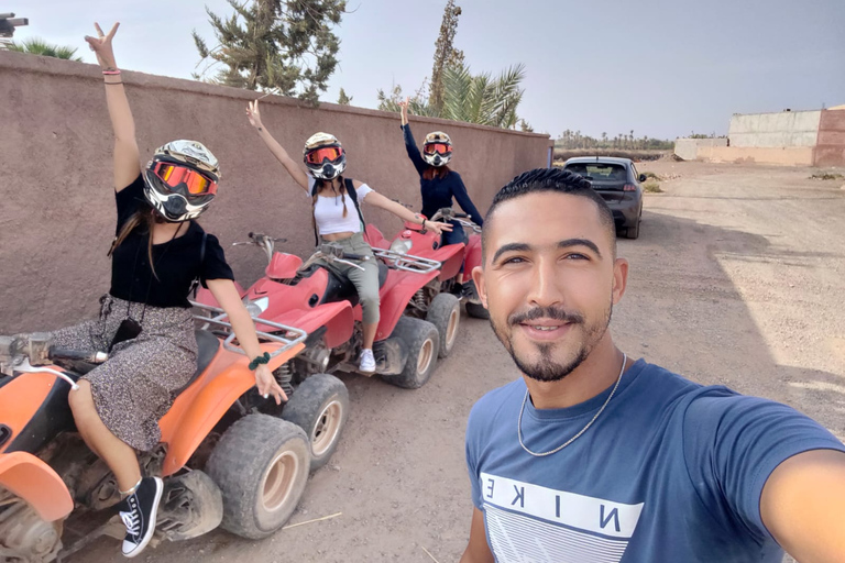 Marrakech : Palmeraie Quad Bike & Spa Traditionnel Marocain