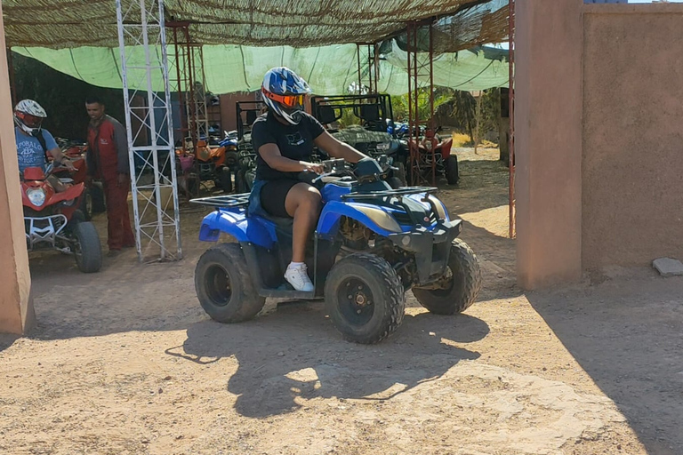 Marrakech : Palmeraie Quad Bike & Spa Traditionnel Marocain