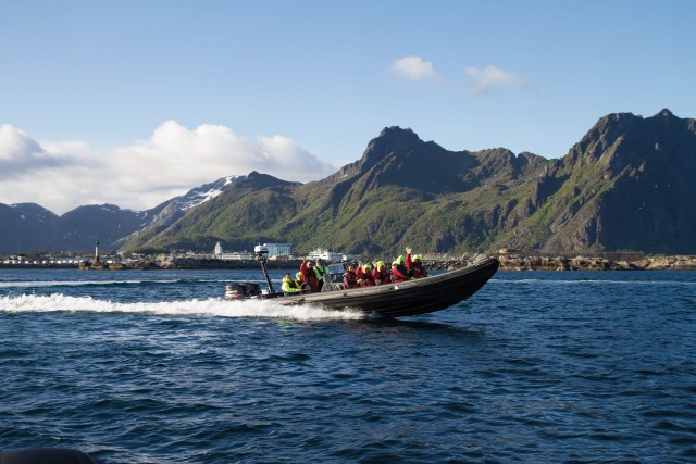 Visit From Svolvær RIB Sea Eagle Safari Trollfjord Cruise in Svolvær, Noruega