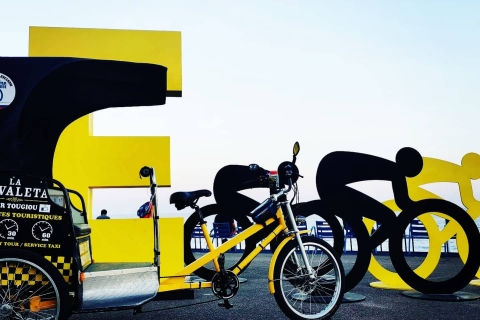 Nice: City Sightseeing Tour per fietstaxi met audiogids60 minuten stadstour in Nice: de grote tour