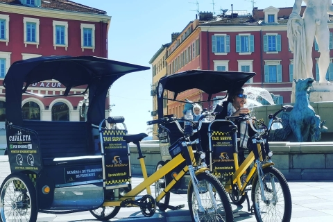 Nice: City Sightseeing Tour by Pedicab with Audio Guide Discovery visit in Nice - 45 minutes