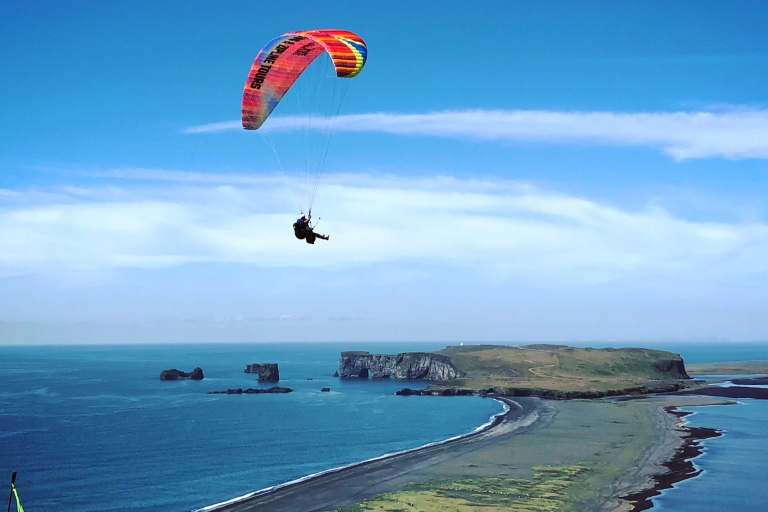 Vík: paragliding tandemvluchtParagliding Tandem Flight