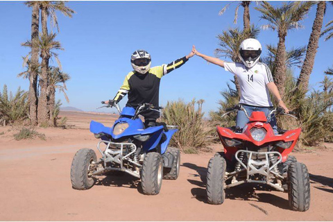 Marrakech: Palmeraie quad & traditionele Marokkaanse spa