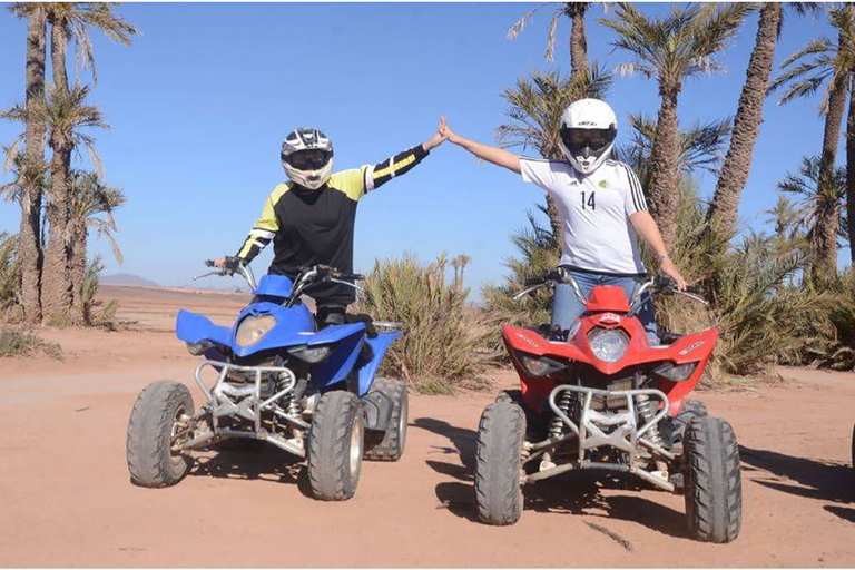 Marrakech : Palmeraie Quad Bike & Spa Traditionnel Marocain