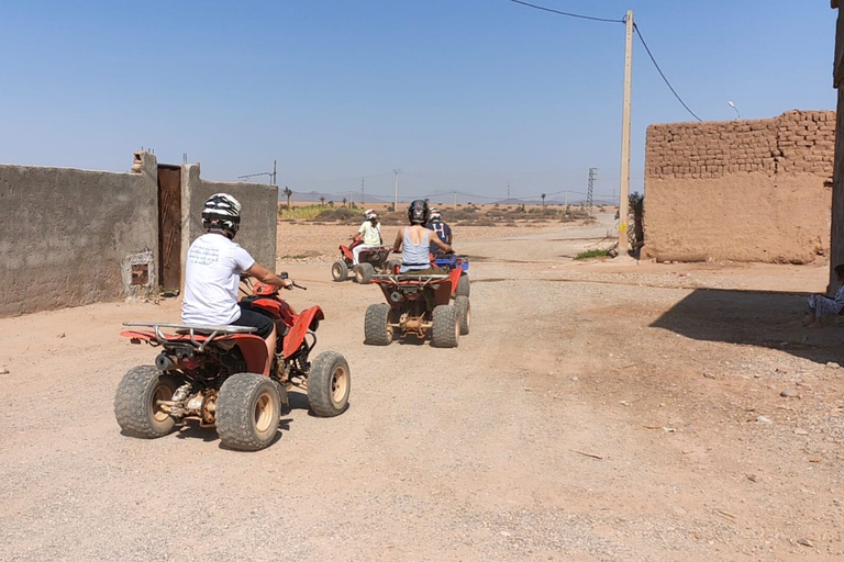 Marrakech : Palmeraie Quad Bike & Spa Traditionnel Marocain