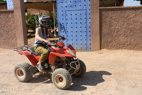 Marrakech : Palmeraie Quad Bike & Spa Traditionnel Marocain