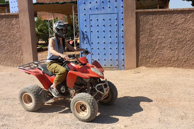 Marrakech: Palmeraie quad & traditionele Marokkaanse spa