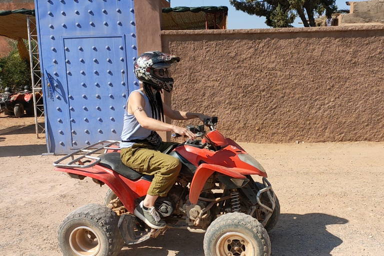 Marrakech : Palmeraie Quad Bike & Spa Traditionnel Marocain