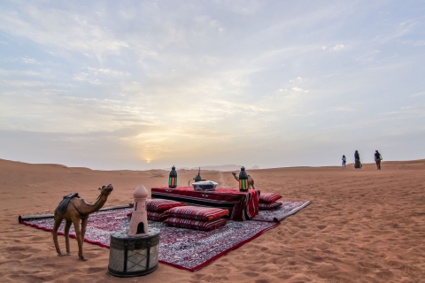 Dubai: woestijnsafari per jeep bij zonsopgang met dierenGroepstour