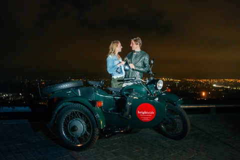 Barcelona: tour nocturno en moto con sidecar