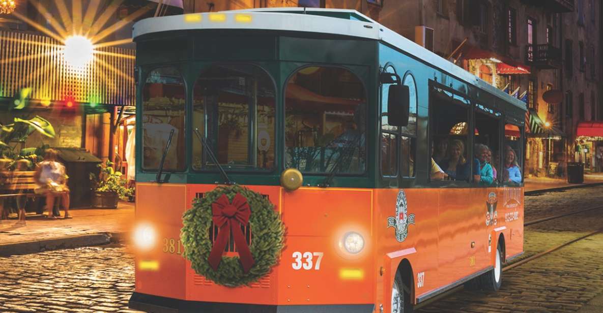 Savannah Holiday Lights and Sights Trolley Tour GetYourGuide