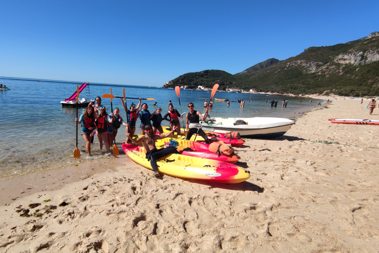 Lissabon: Kajakken en snorkelenLissabon: kajak- en snorkelavontuur