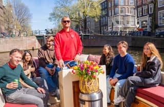 Cheese & Drinks Guided Amsterdam Bootstour, alles inklusive