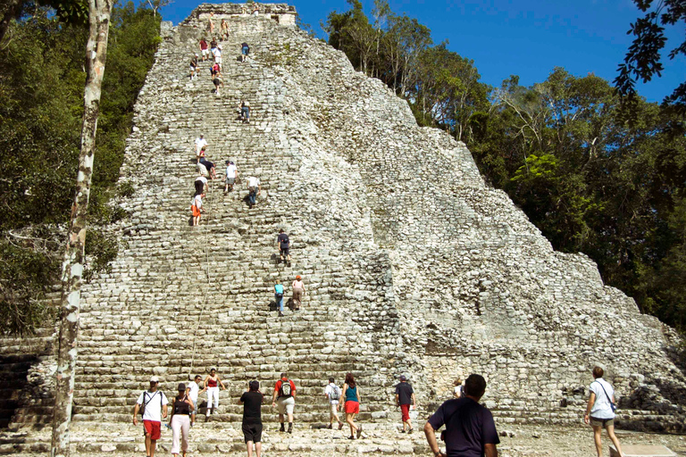 Riviera Maya: Cobá and Chichén Itzá Tour with Cenote & Lunch Private Tour with Pickup