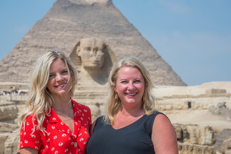 Cairo: Pyramids of Giza, Sphinx, Saqqara, Memphis & Lunch Shared Tour Without Entrance Fees