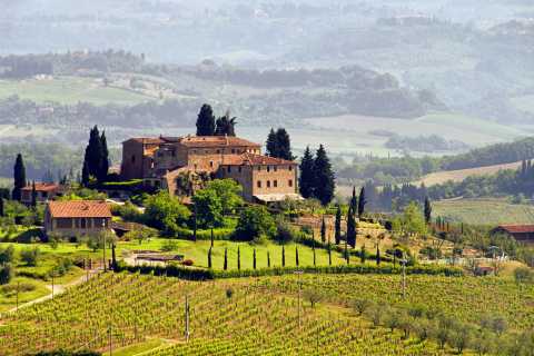 Toscana: tour da Roma con pranzo e vino