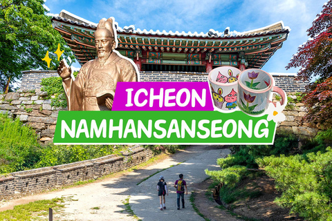 Séoul : UNESCO Namhansanseong, Tombe royale et Icheon (EG Tour)Visite en groupe partagé, rendez-vous à Myeongdong