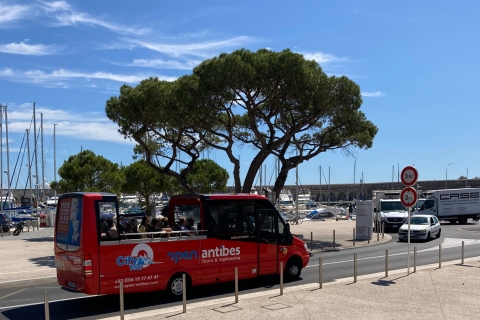 Antibes: 1 oder 2-tägige Hop-on Hop-off Sightseeing Bus Tour1-Tages-Pass