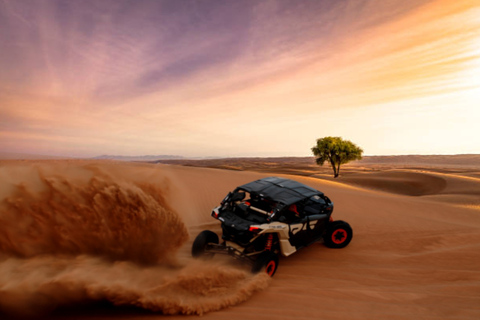 Sharjah: Family UTV Tour with Sandboarding 1-Hour Buggy Ride