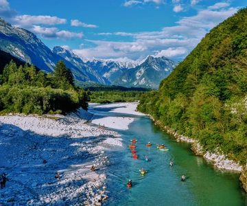 Fiume Soča: Kayak per tutti i livelli Foto incluse
