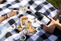 Montalcino, Picnic Vigneto con una bottiglia di vino - Hizvo