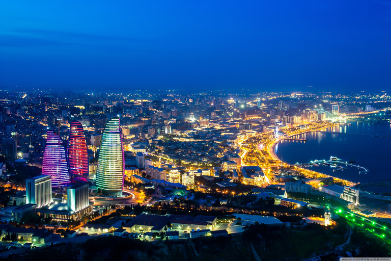 From Baku: Private City Highlights Tour by Car with Lunch Guided Tour with Hotel Pickup and without Lunch