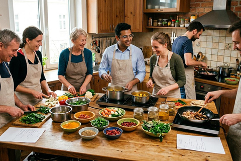 Krakow: Indian Vegetarian & Vegan Cooking Class with Meal