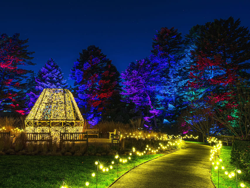 New York Botanical Garden Holiday Train Show & Glow Tickets GetYourGuide