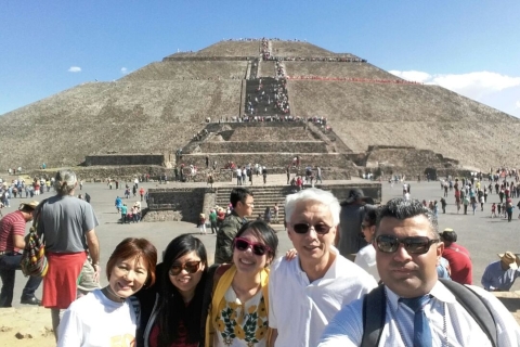 Van Mexico-stad: privédagtour Teotihuacan en Xochimilco