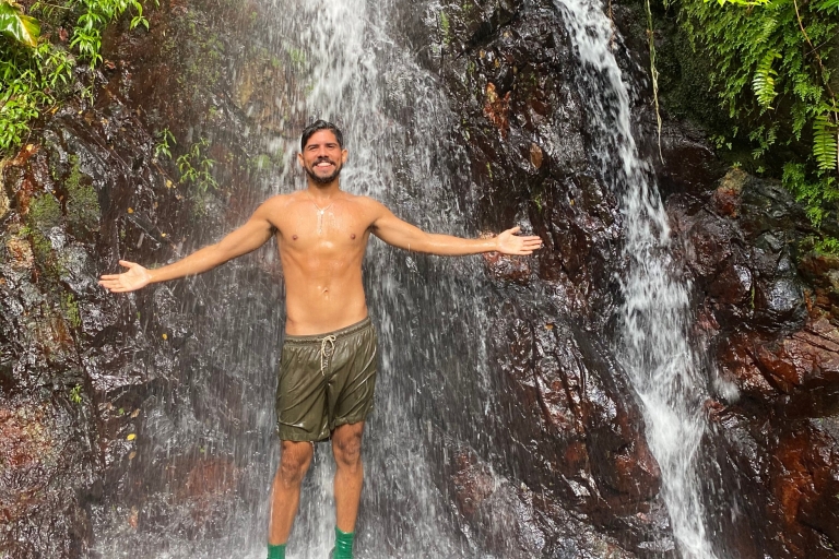 Forêt tropicale d'El Yunque : randonnée et glissade d'eauForêt tropicale d'El Yunque : excursion d'une demi-journée aux cascades et randonnée