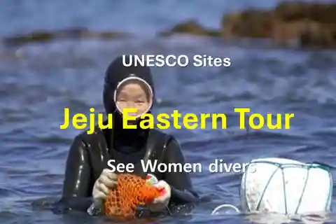 Tour di Jeju Orientale con spettacolo di tuffi femminili