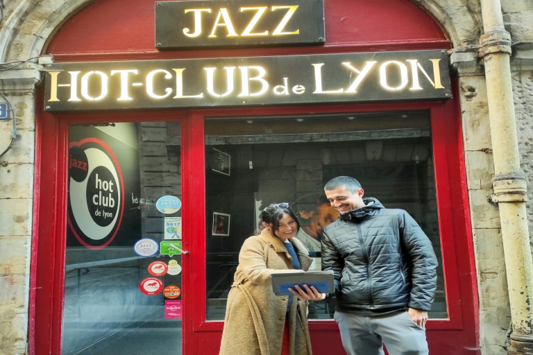 Lyon: groepsmuziek van Lyon-wandeltocht met wijnproeverij