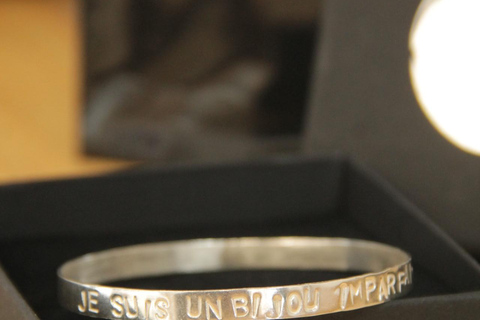 Toulouse: Introduction to customizable 925 sterling silver bracelet jewelry Intro to jewelry: customizable 925 silver bracelet with message