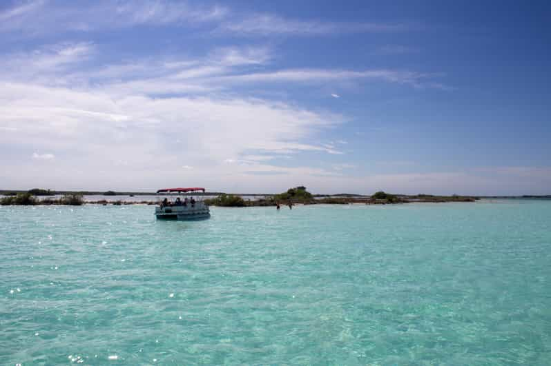 Bacalar: Pontoon Boat Tour On Bacalar Lagoon | GetYourGuide