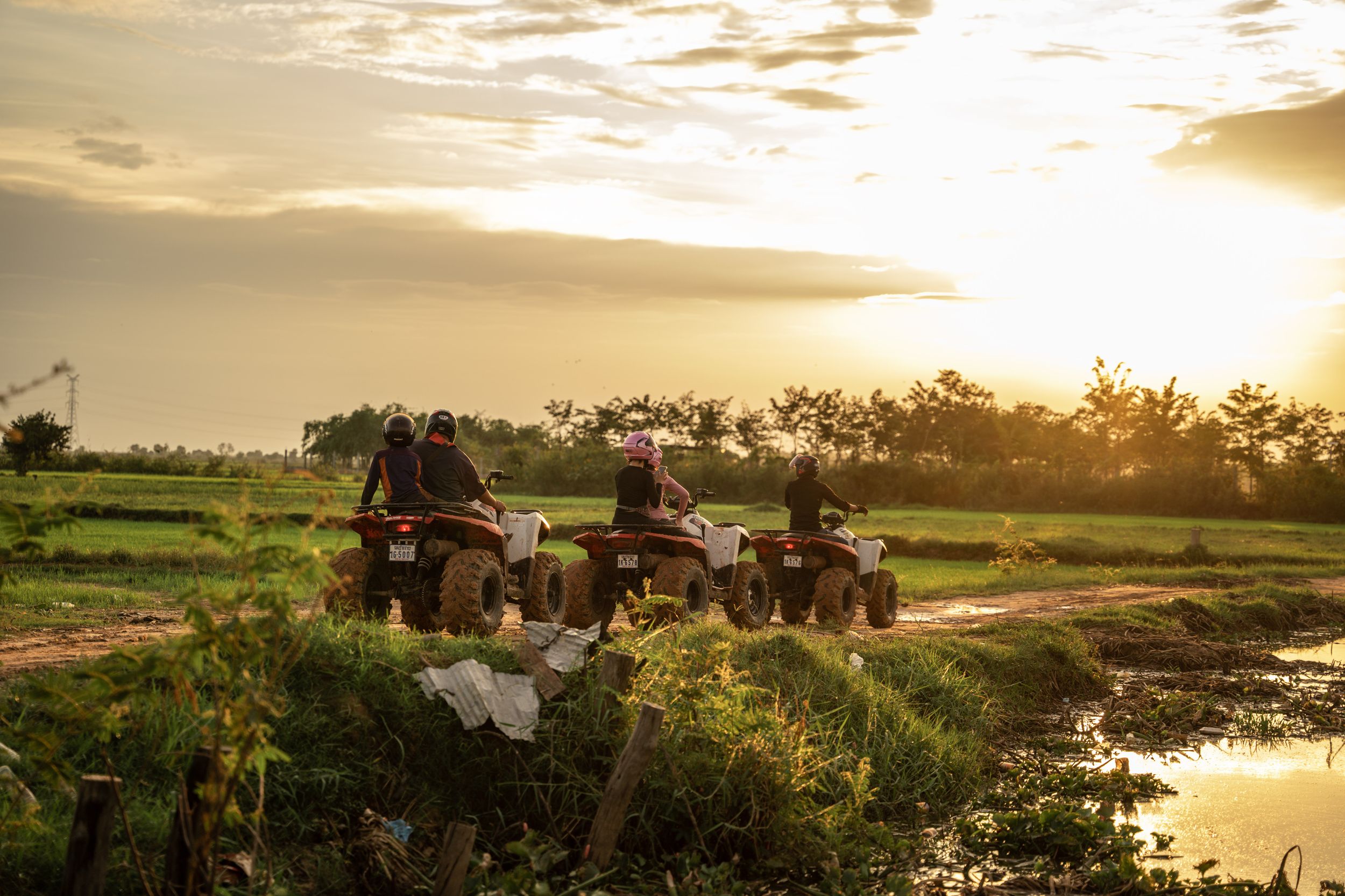 Siem Reap: Quad Bike Tour durch lokale Dörfer