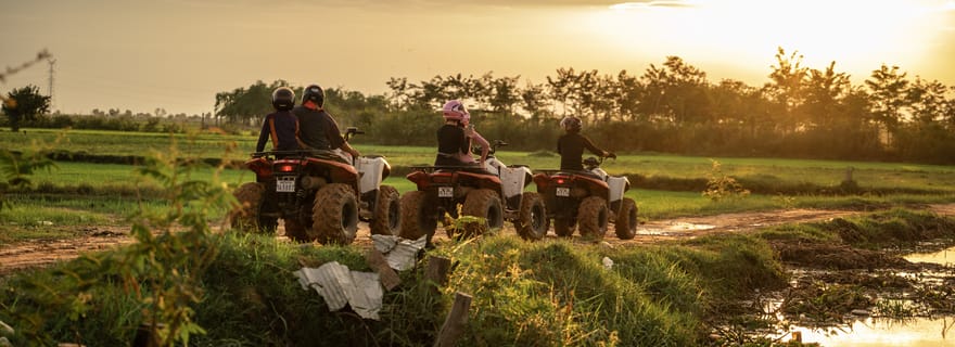 Siem Reap : Visite en quad des villages locaux