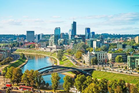 Vilnius: vibrante tour a piedi con audioguida