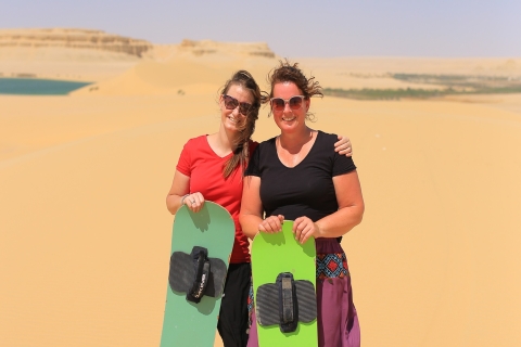 Depuis Le Caire : safari, sandsurf et balade en chameauVisite en groupe avec déjeuner