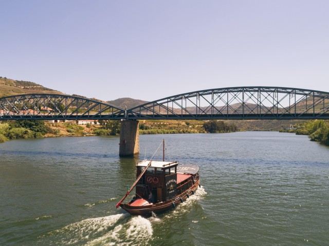 Visit Pinhão, Douro Valley 1-Hour Rabelo Boat Tour w/ Audio Guide in Pinhão, Douro Valley, Portugal