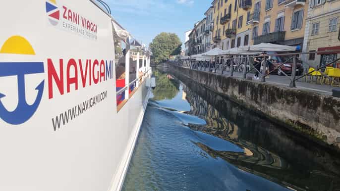 Milán: crucero por el canal Navigli de 1 hora con audioguía