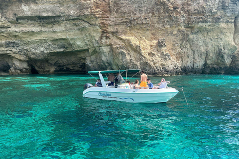 Malta: Private Boat Trip to Comino, Blue Lagoon & Gozo 4 Hours Private Boat Trip