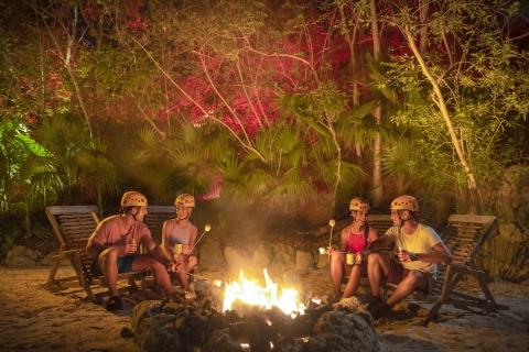Ab Cancún: Abendlicher Besuch des Xplor Fuego ParksEintritt Xplore Fuego Park: 6-stündige Tour ab Riviera Maya